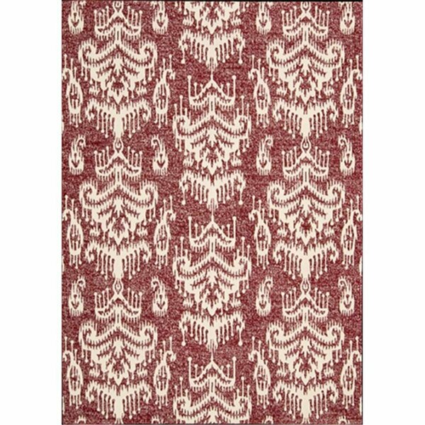 Esfera 15191 Bbl10 Kaleidoscope Area Rug Collection Crimson 3 ft 6 in. x 5 ft 6 in. Rectangle - Crimson ES2454568